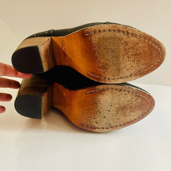 Rag and Bone Black Canvas Ankle Boots Size EU 40 - Picture 6 of 7